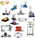 Various types of construction and engineering testing equipment used i