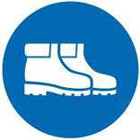 A pair of safety boots