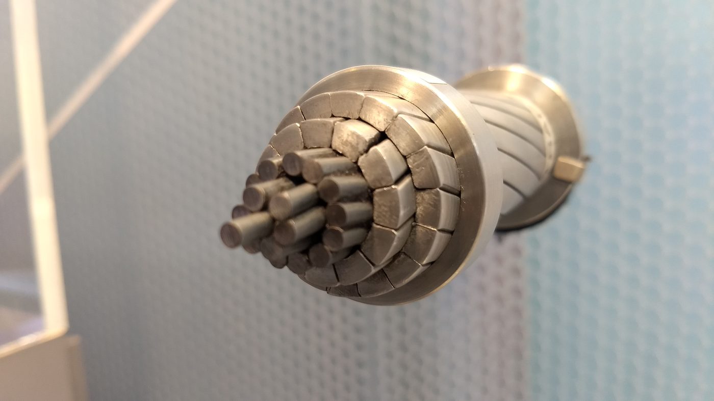 cross-section of aluminum conductor cable