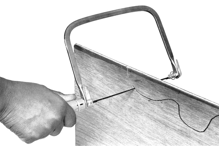Hand saw used for cutting wood