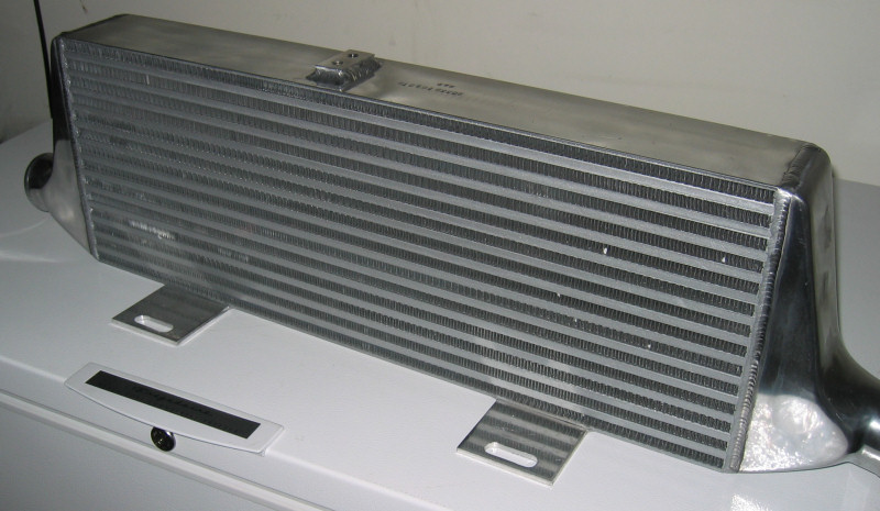 Automotive intercooler on display