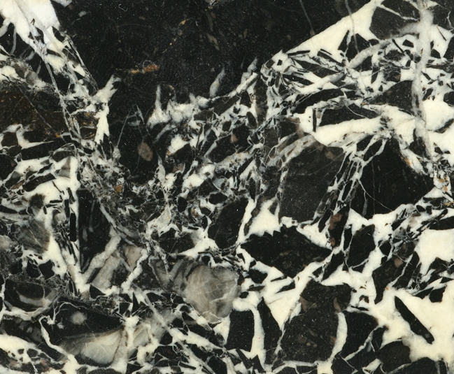 Black and white marble stone surface
