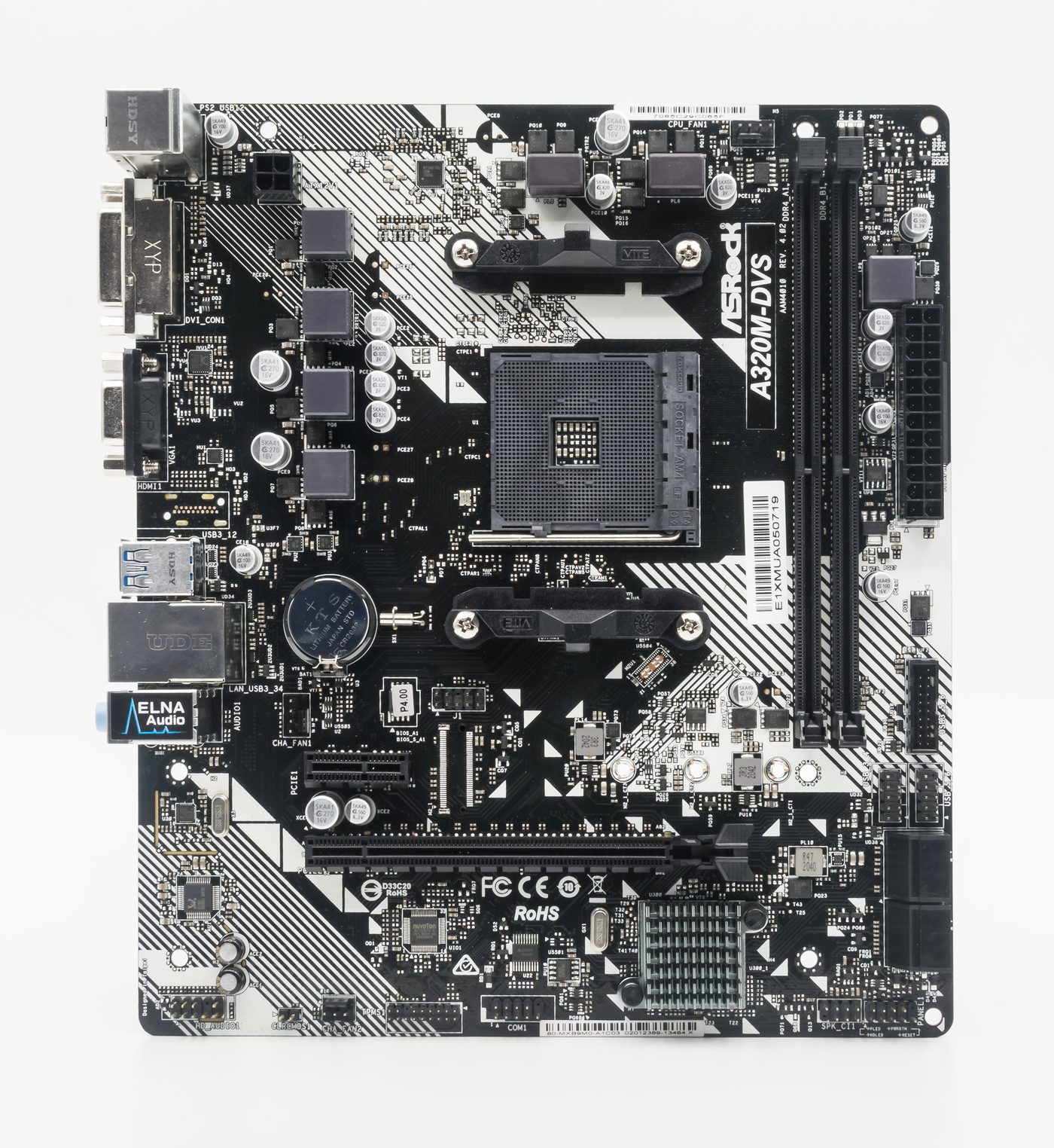 Computer motherboard ASRock A320M-DVS