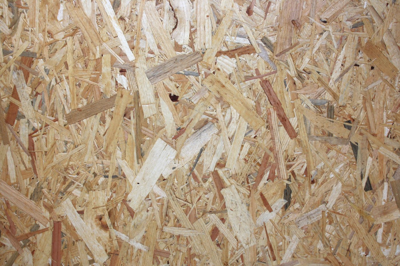 Close-up of particleboard surface