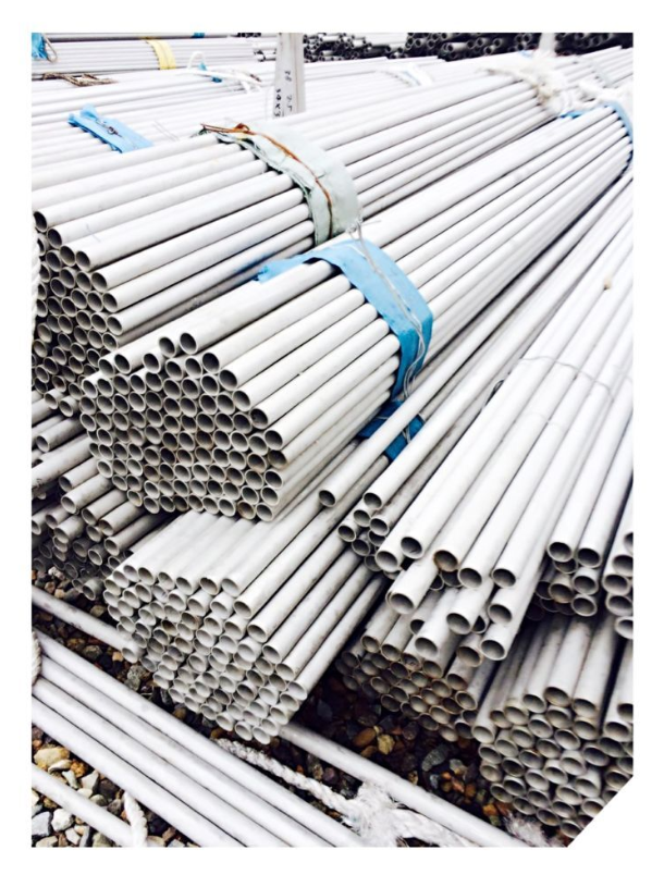 Bundles of stainless steel pipes for plumbing
