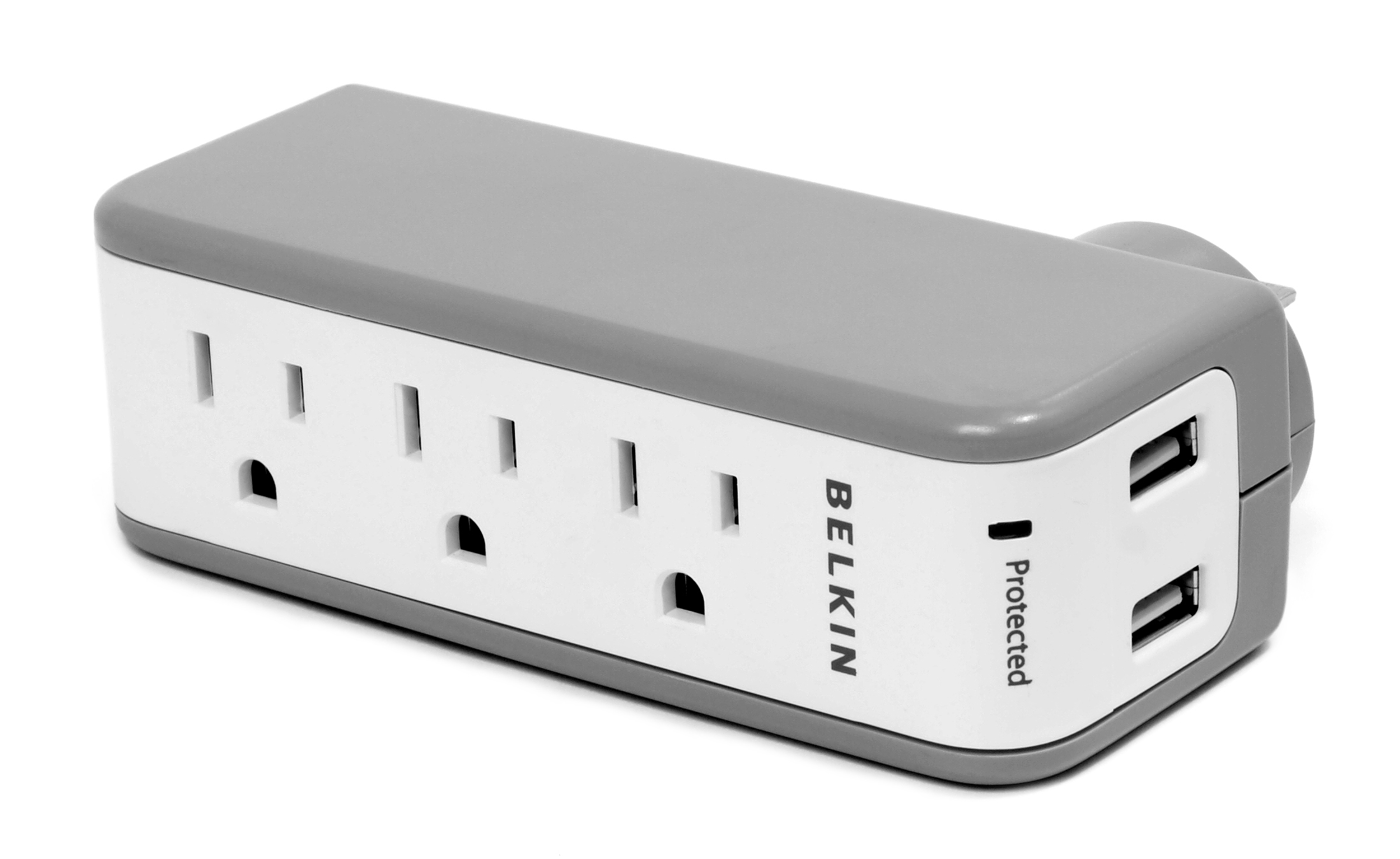 Belkin surge suppressor with multiple outlets and USB ports
